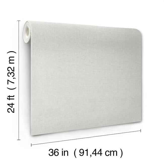 Sheer Linen Silver White Wallpaper - York Wallcoverings - YGL7023 - York Wallcoverings Wallpaper