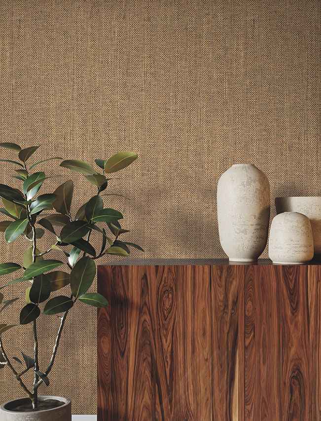 Basketweave Paperweave Cattail Wallpaper - York Wallcoverings - YGL7027 - York Wallcoverings Wallpaper