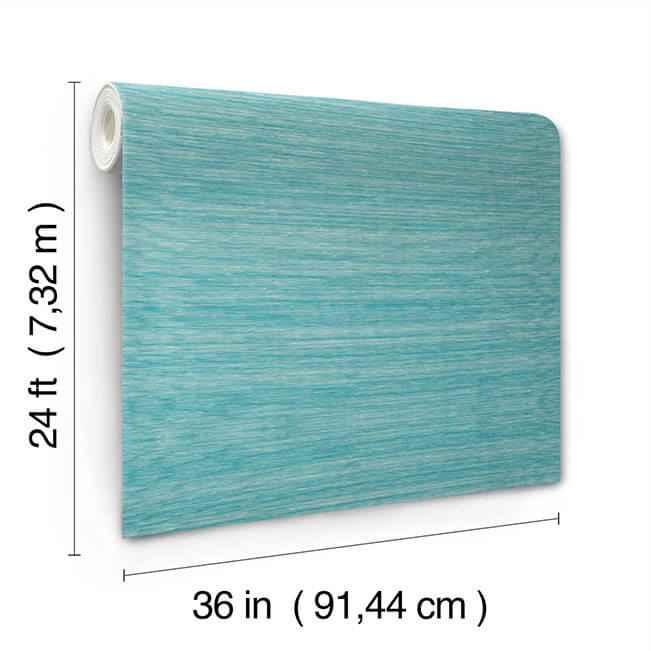 Smooth Abaca Deep Sea Wallpaper - York Wallcoverings - YGL7029 - York Wallcoverings Wallpaper