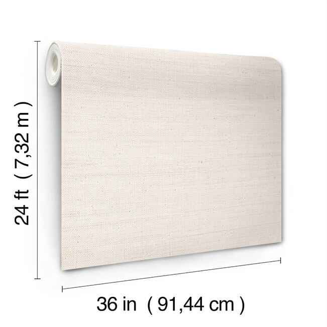 Painted Raffia White / Natural Wallpaper - York Wallcoverings - YGL7042 - York Wallcoverings Wallpaper