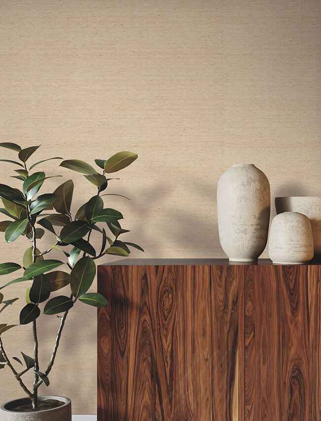 Nature's Abaca Oat Wallpaper - York Wallcoverings - YGL7052 - York Wallcoverings Wallpaper