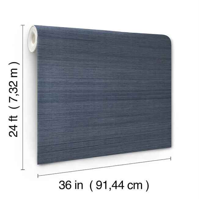 Horizon Abaca Indigo Wallpaper - York Wallcoverings - YGL7064 - York Wallcoverings Wallpaper