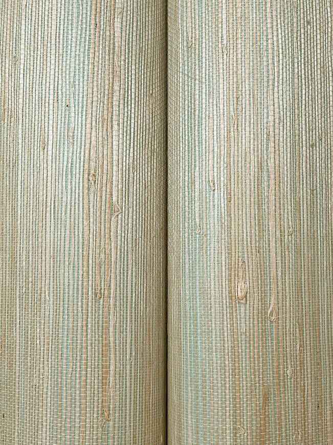 Horizontal Jute Seaglass Wallpaper - York Wallcoverings - YGL7070 - York Wallcoverings Wallpaper