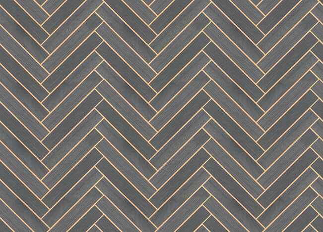 Herringbone Wood Veneer Graphite Wallpaper - York Wallcoverings - YGL7074 - York Wallcoverings Wallpaper