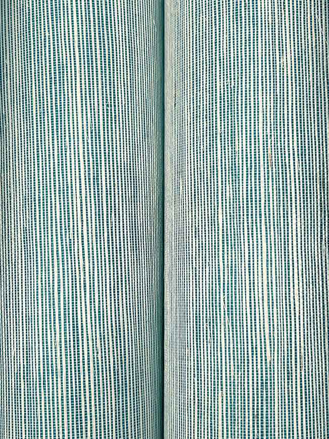 Maguey Sisal Vanilla Turquoise Wallpaper - York Wallcoverings - YGL7086 - York Wallcoverings Wallpaper