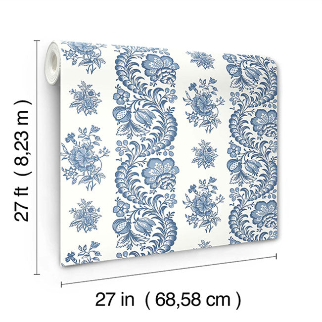 beaumont-blue-floral-stripe-wallpaper-york-wallcoverings-vp1302
