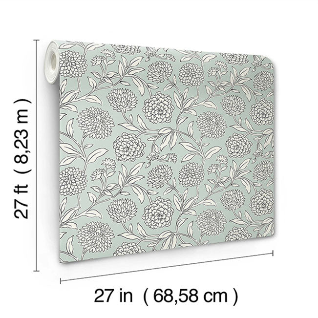 chatsworth-garden-sky-blue-floral-trail-wallpaper-york-wallcoverings-vp1361