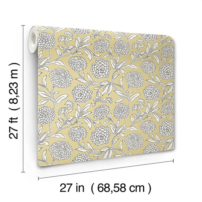 chatsworth-garden-butter-floral-trail-wallpaper-york-wallcoverings-vp1364