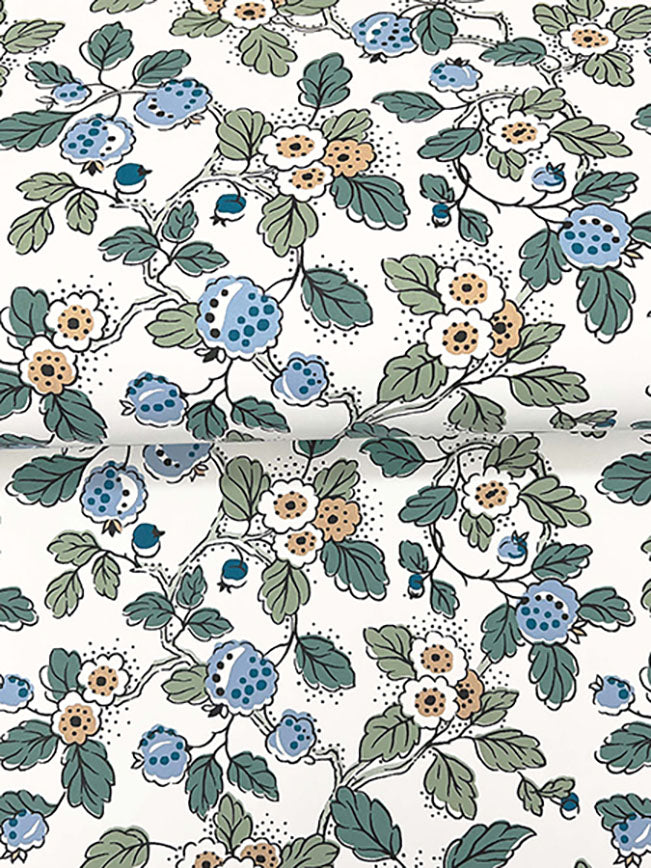 framboise-blue-berry-vines-wallpaper-york-wallcoverings-vp1413