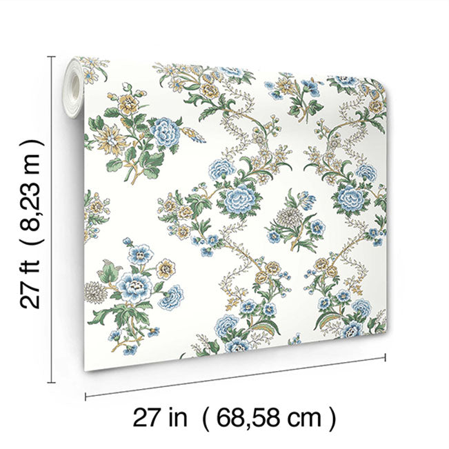 genevieve-sapphire-floral-trail-wallpaper-york-wallcoverings-vp1423