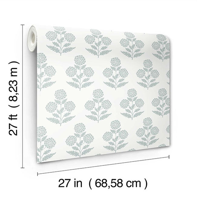 souci-light-blue-marigolds-wallpaper-york-wallcoverings-vp1431