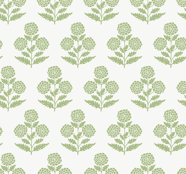 souci-green-marigolds-wallpaper-york-wallcoverings-vp1436