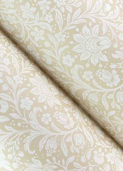 Hague Beige Floral Trail Wallpaper - York Wallcoverings - 4173-27625 - York Wallcoverings Wallpaper