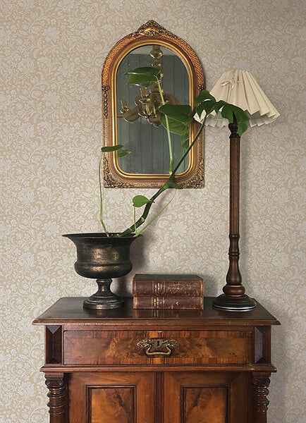 Hague Beige Floral Trail Wallpaper - York Wallcoverings - 4173-27625 - York Wallcoverings Wallpaper