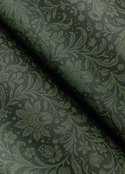 Hague Dark Green Floral Trail Wallpaper - York Wallcoverings - 4173-27628 - York Wallcoverings Wallpaper