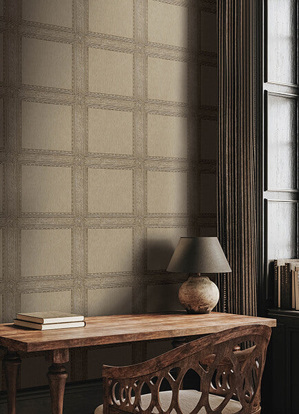 moorland-chestnut-wood-panel-wallpaper-york-wallcoverings-4173-27657 - York Wallcoverings Wallpaper
