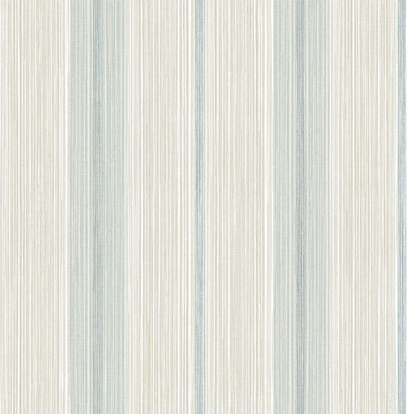 ames-light-blue-linen-stripe-wallpaper-york-wallcoverings-4173-27660 - York Wallcoverings Wallpaper