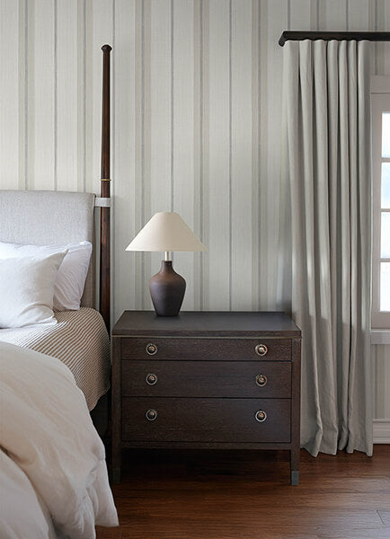 ames-grey-linen-stripe-wallpaper-york-wallcoverings-4173-27661 - York Wallcoverings Wallpaper