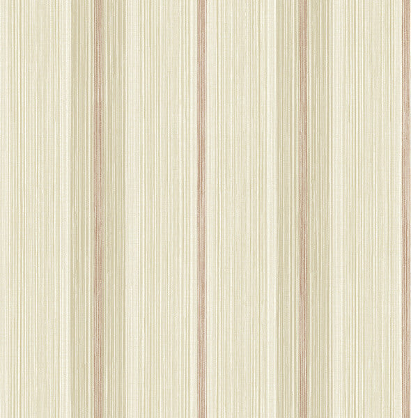 ames-red-linen-stripe-wallpaper-york-wallcoverings-4173-27663 - York Wallcoverings Wallpaper