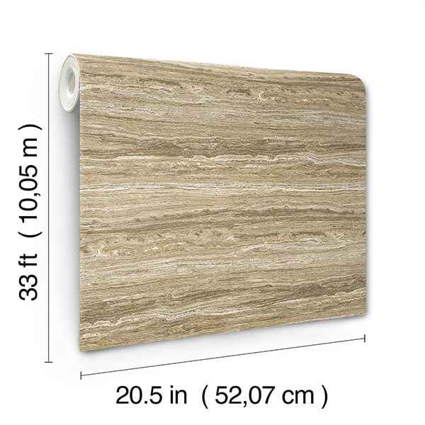 Lyman Neutral Striated Wallpaper - York Wallcoverings - 4173-27665 - York Wallcoverings Wallpaper