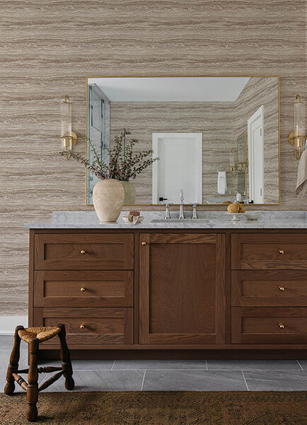 lyman-mauve-striated-wallpaper-york-wallcoverings-4173-27668 - York Wallcoverings Wallpaper