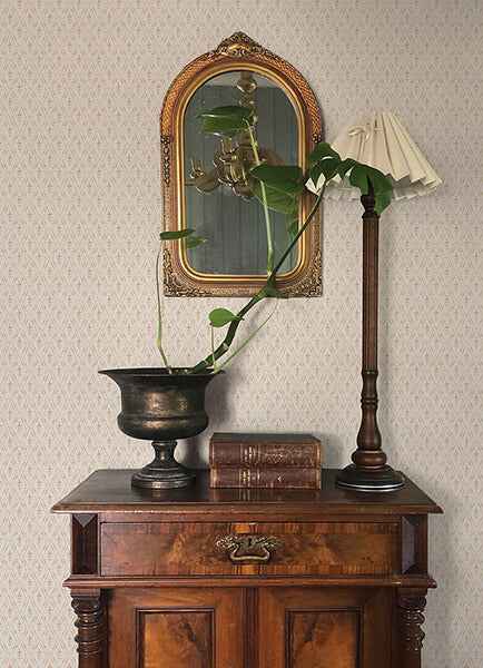 Tillie Blush Diamond Floral Wallpaper - York Wallcoverings - 4173-27670 - York Wallcoverings Wallpaper