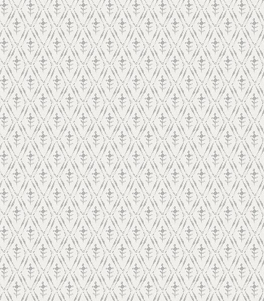 tillie-grey-diamond-floral-wallpaper-york-wallcoverings-4173-27672 - York Wallcoverings Wallpaper