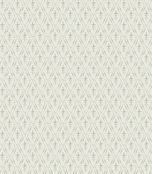 tillie-sage-diamond-floral-wallpaper-york-wallcoverings-4173-27674 - York Wallcoverings Wallpaper