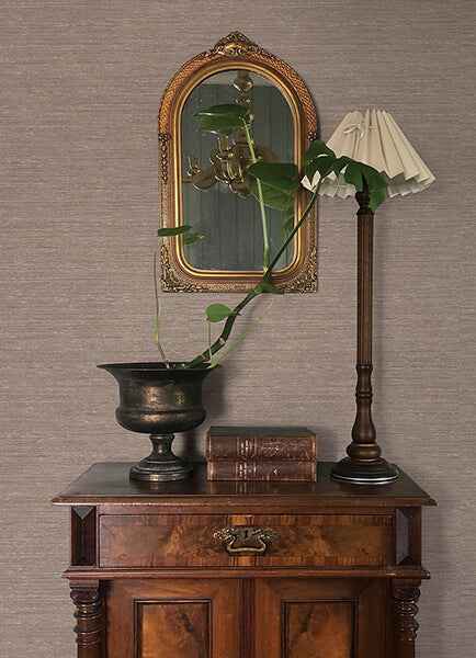 Roderick Mauve Textured Wallpaper - York Wallcoverings - 4173-27675 - York Wallcoverings Wallpaper