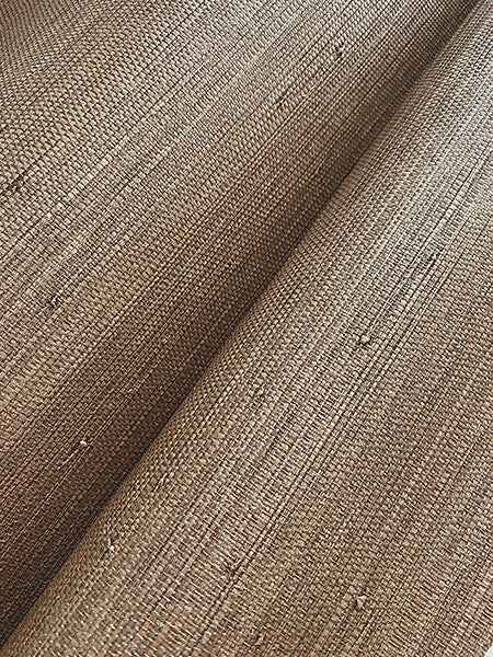 Mycroft Chestnut Grasscloth Wallpaper - York Wallcoverings - 4173-82102 - York Wallcoverings Wallpaper