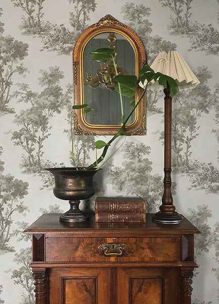 Sainsbury Slate Forest Wallpaper - York Wallcoverings - 4173-82107 - York Wallcoverings Wallpaper