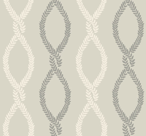 laureate-grey-vine-trellis-wallpaper-york-wallcoverings-vp1323 - York Wallcoverings Wallpaper