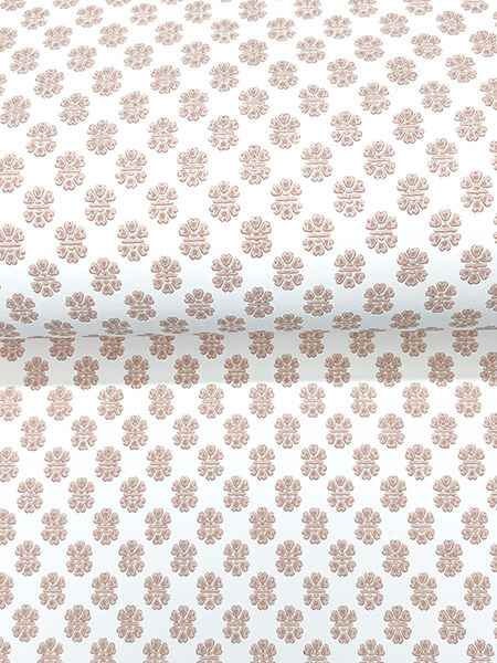 Brioni Rose Floral Stamp Wallpaper - York Wallcoverings - VP1394 - York Wallcoverings Wallpaper