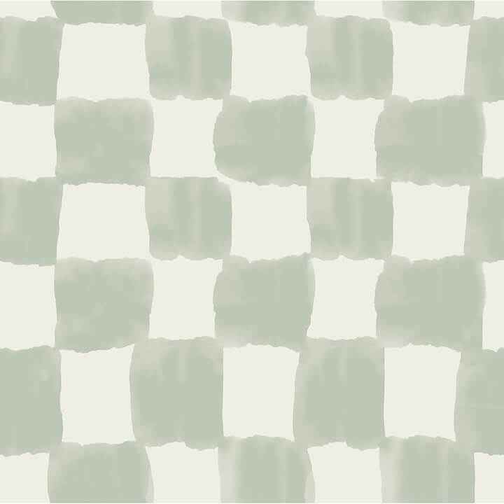 Tess Watercolor Checker Sage Green Peel - York Wallcoverings - RMWS1316 - York Wallcoverings Wallpaper
