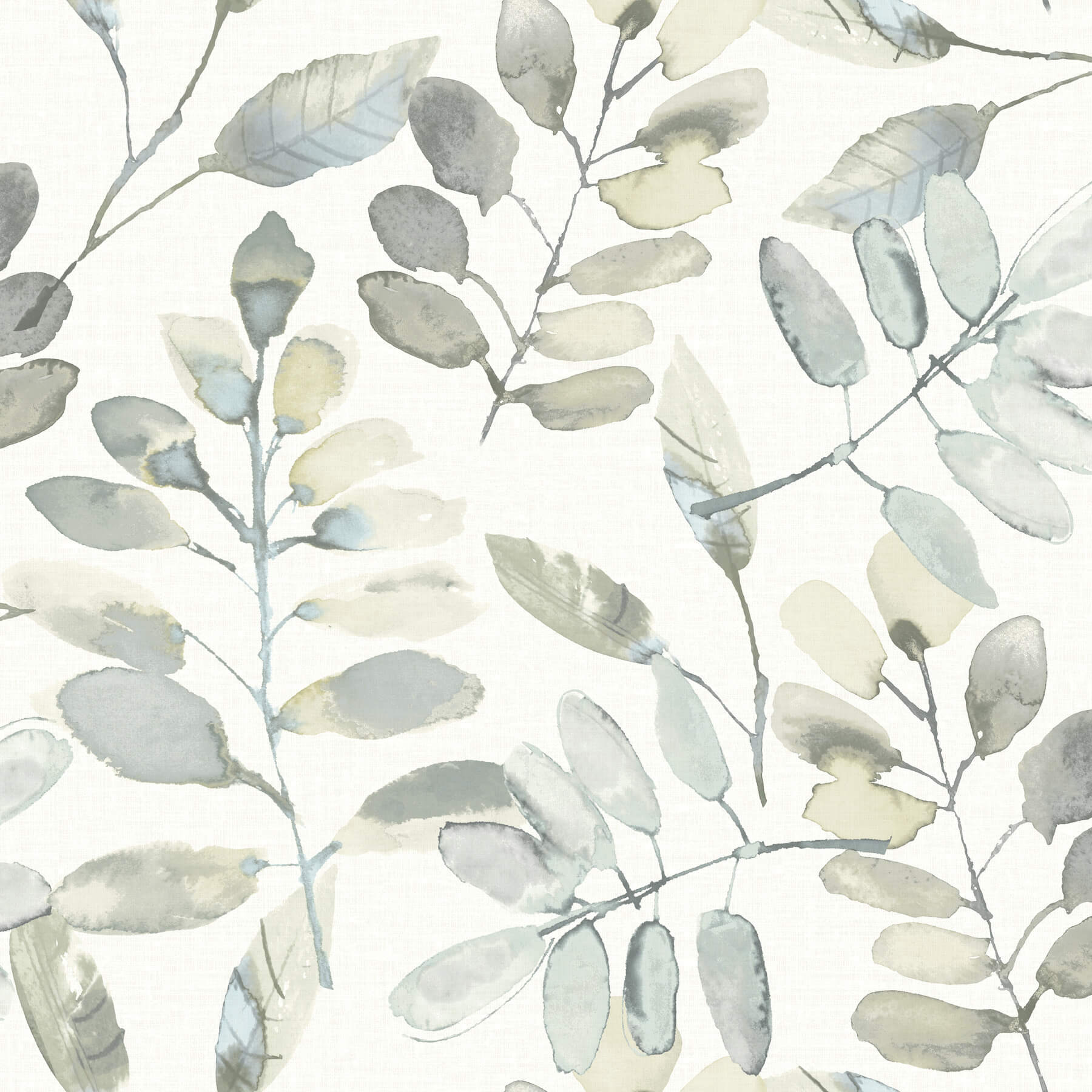 pinnate-grey-leaves-wallpaper-york-wallcoverings-4169-13905 - York Wallcoverings Wallpaper