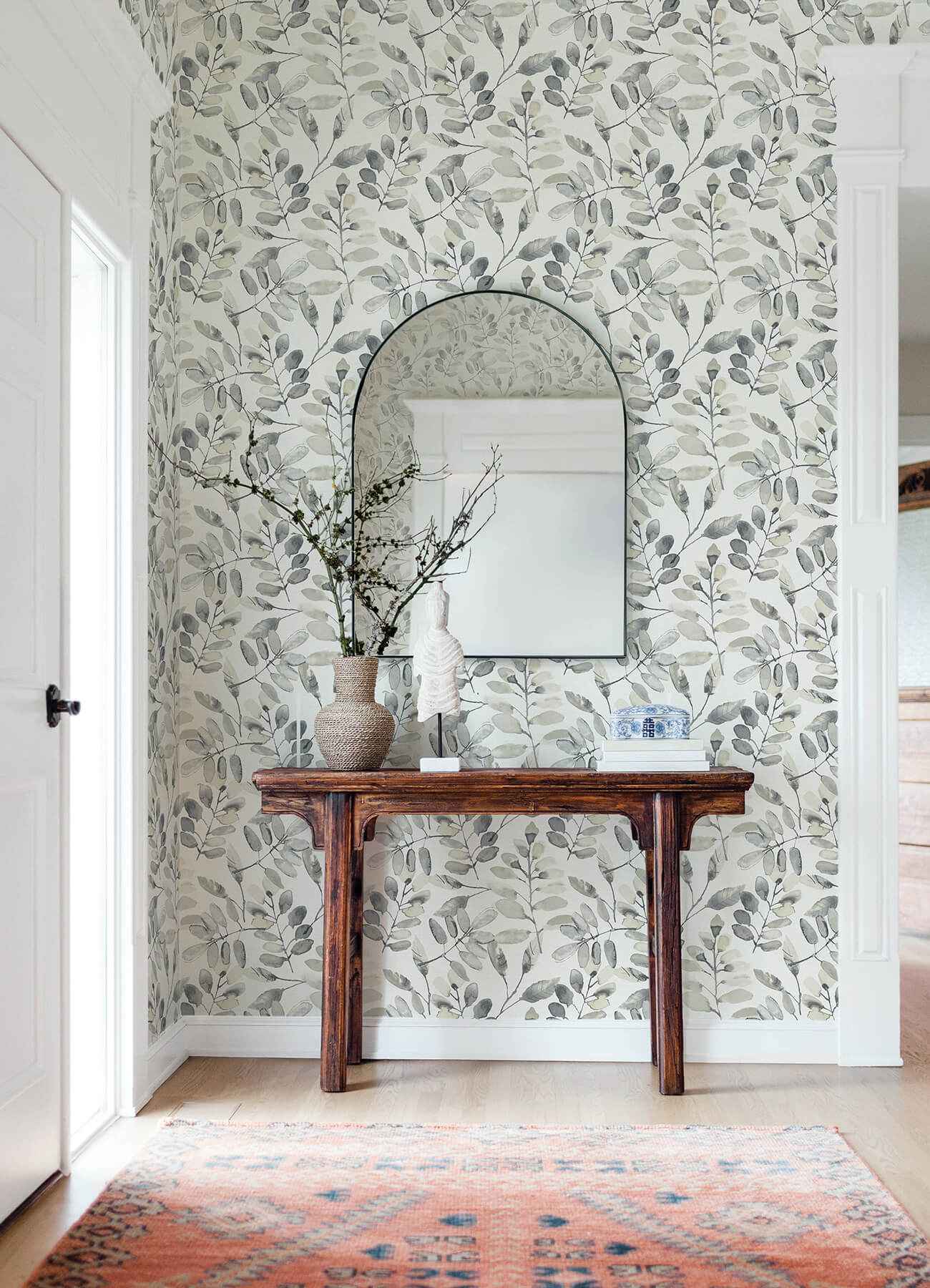 Pinnate Charcoal Leaves Wallpaper - York Wallcoverings - 4169-13910 - York Wallcoverings Wallpaper