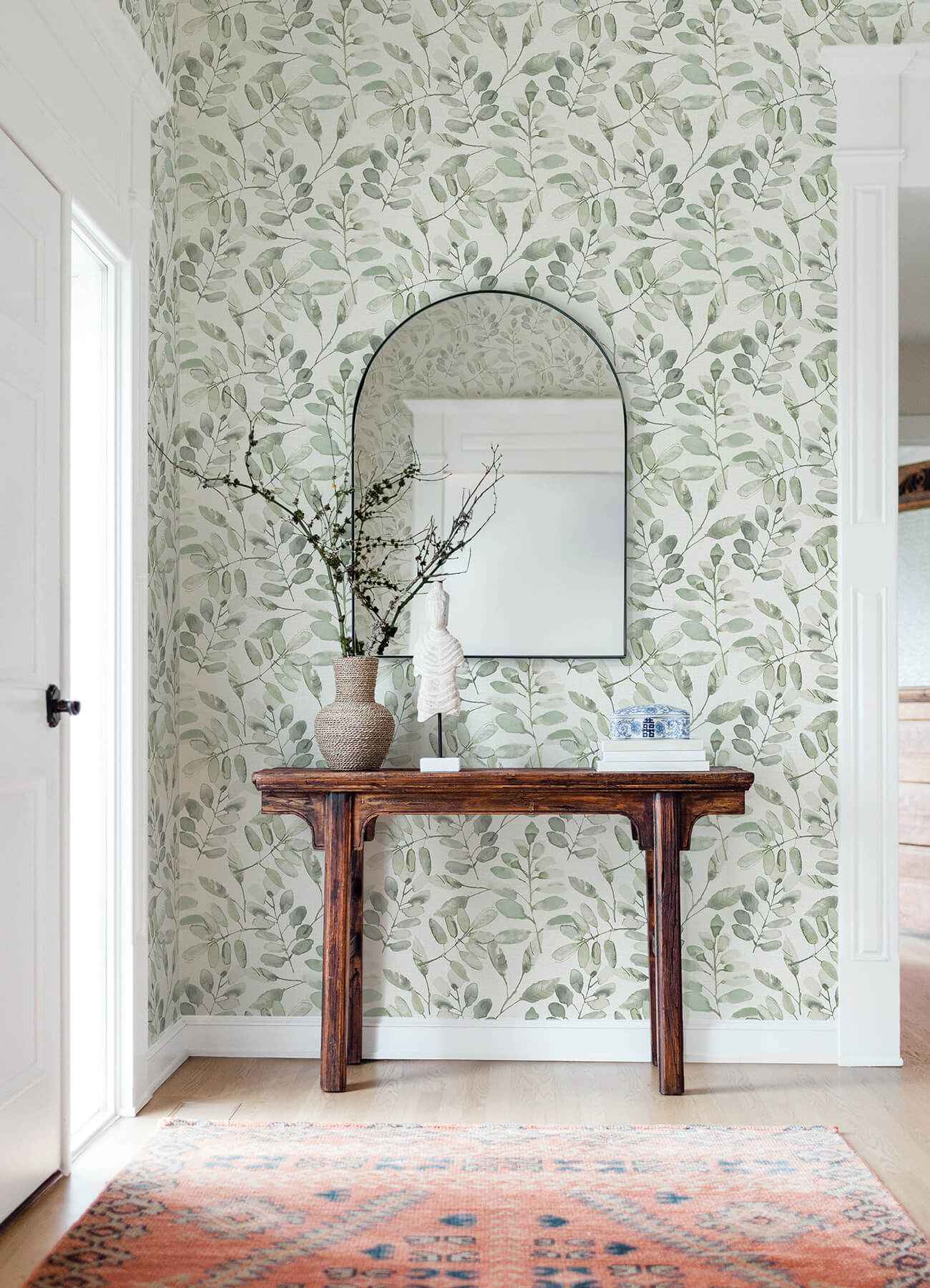 Pinnate Green Leaves Wallpaper - York Wallcoverings - 4169-13911 - York Wallcoverings Wallpaper