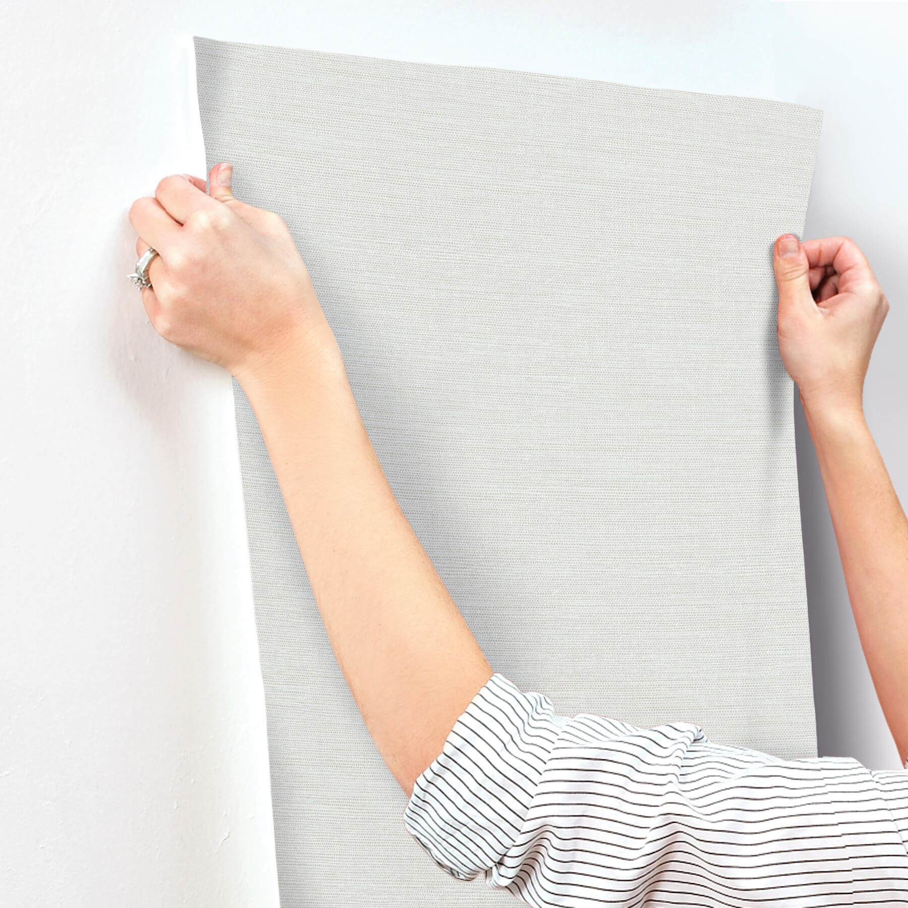 agave-light-blue-faux-grasscloth-wallpaper-york-wallcoverings-4169-24278 - York Wallcoverings Wallpaper