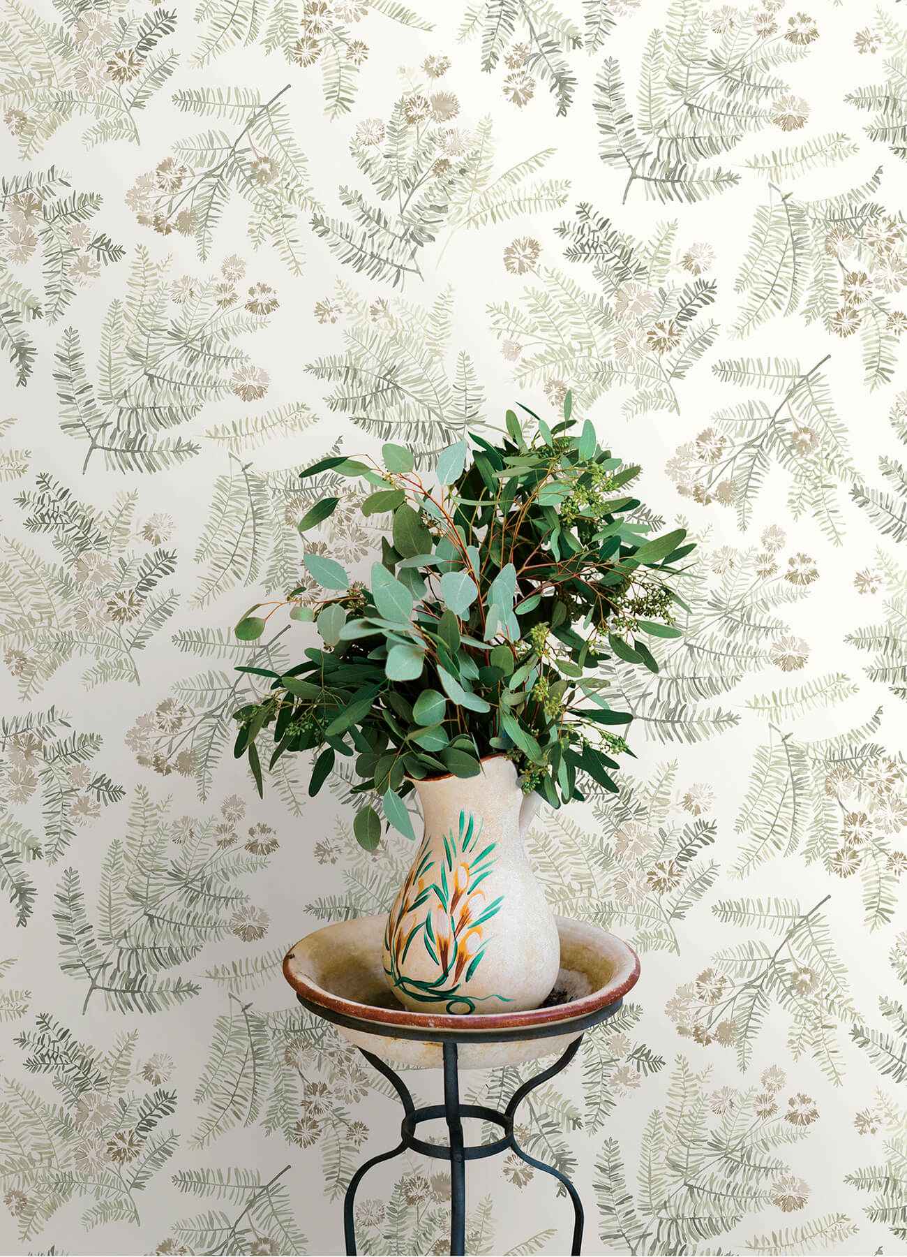 Frith Green Botanical Wallpaper - York Wallcoverings - 4169-83105 - York Wallcoverings Wallpaper