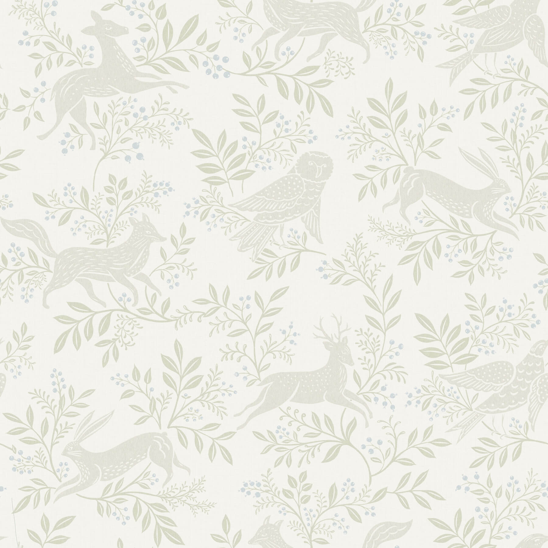 revelry-white-forest-frolic-wallpaper-york-wallcoverings-4169-83113 - York Wallcoverings Wallpaper