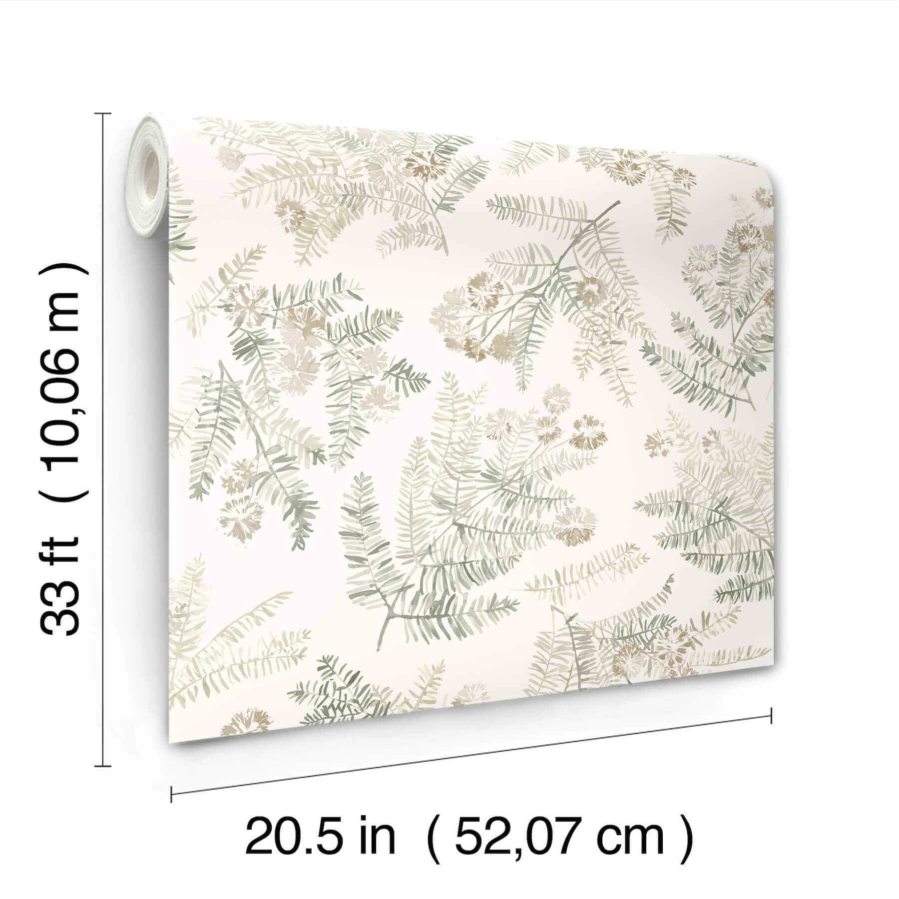 Frith Green Botanical Wallpaper - York Wallcoverings - 4169-83105 - York Wallcoverings Wallpaper