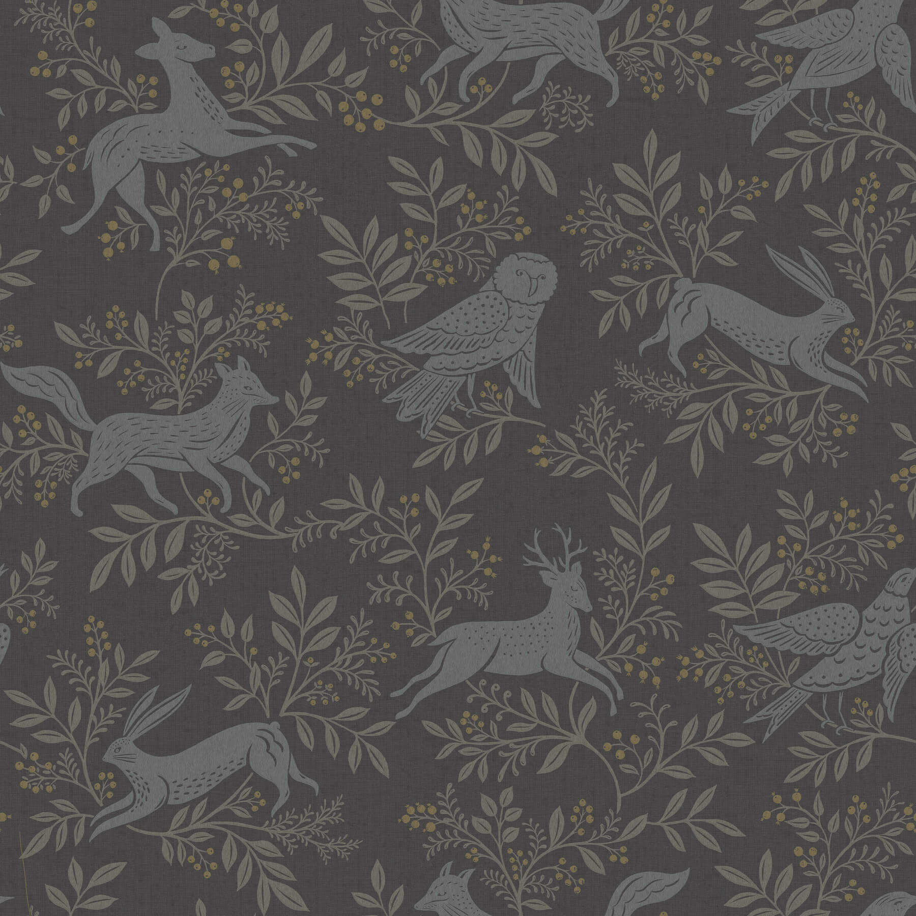 revelry-black-forest-frolic-wallpaper-york-wallcoverings-4169-83114 - York Wallcoverings Wallpaper