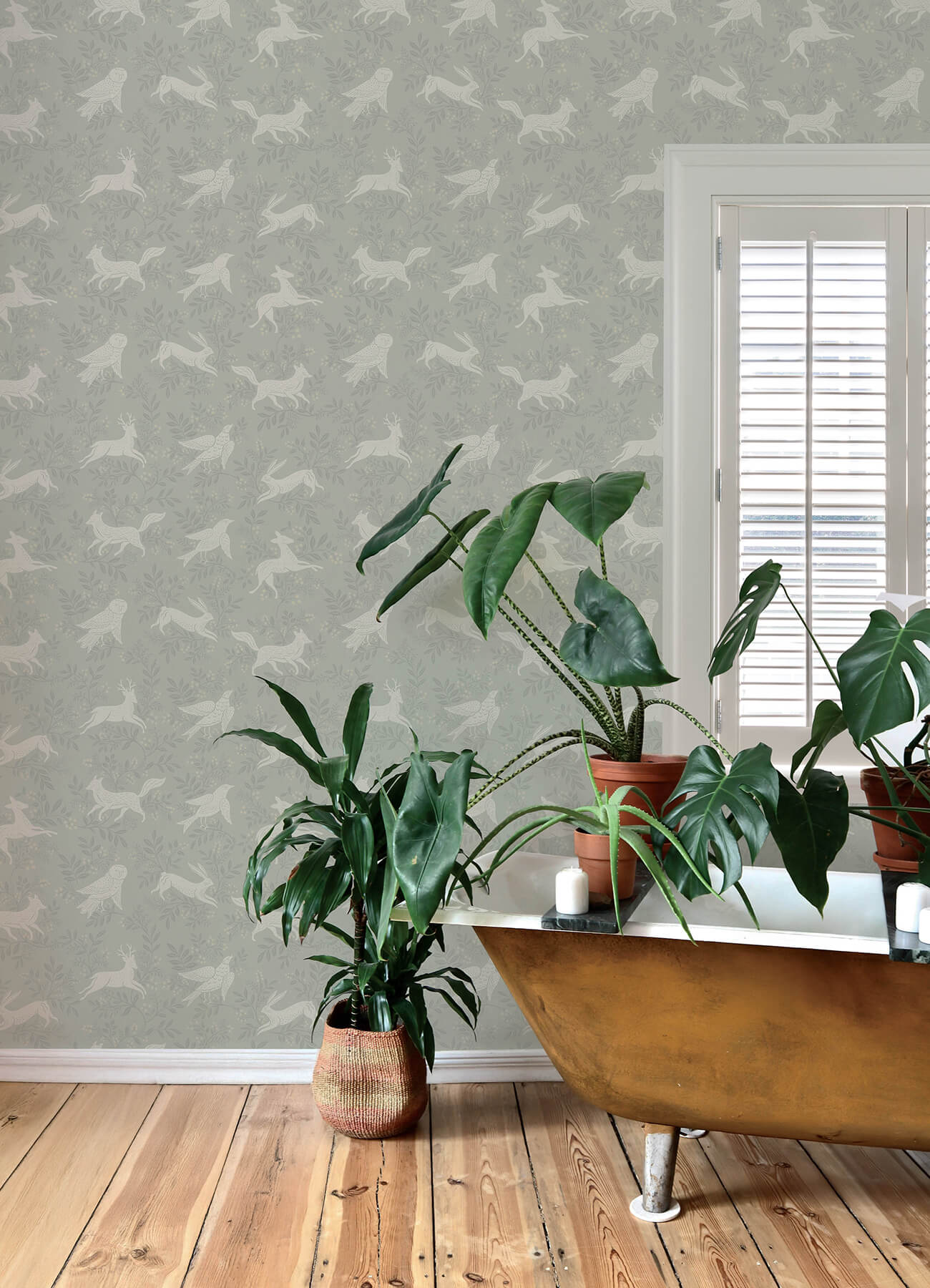revelry-sage-forest-frolic-wallpaper-york-wallcoverings-4169-83115 - York Wallcoverings Wallpaper