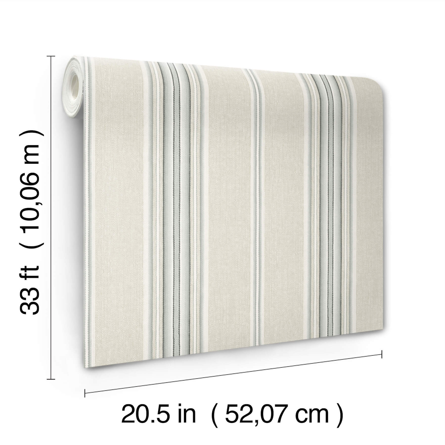 calvados-turquoise-linen-stripe-wallpaper-york-wallcoverings-4169-83122 - York Wallcoverings Wallpaper