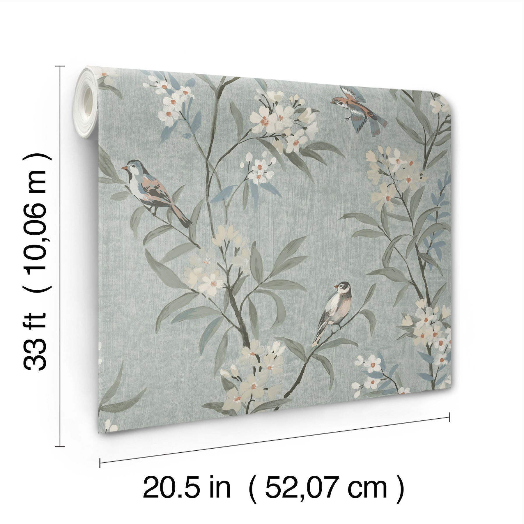 tea-olive-blue-finch-frolic-wallpaper-york-wallcoverings-4169-83139