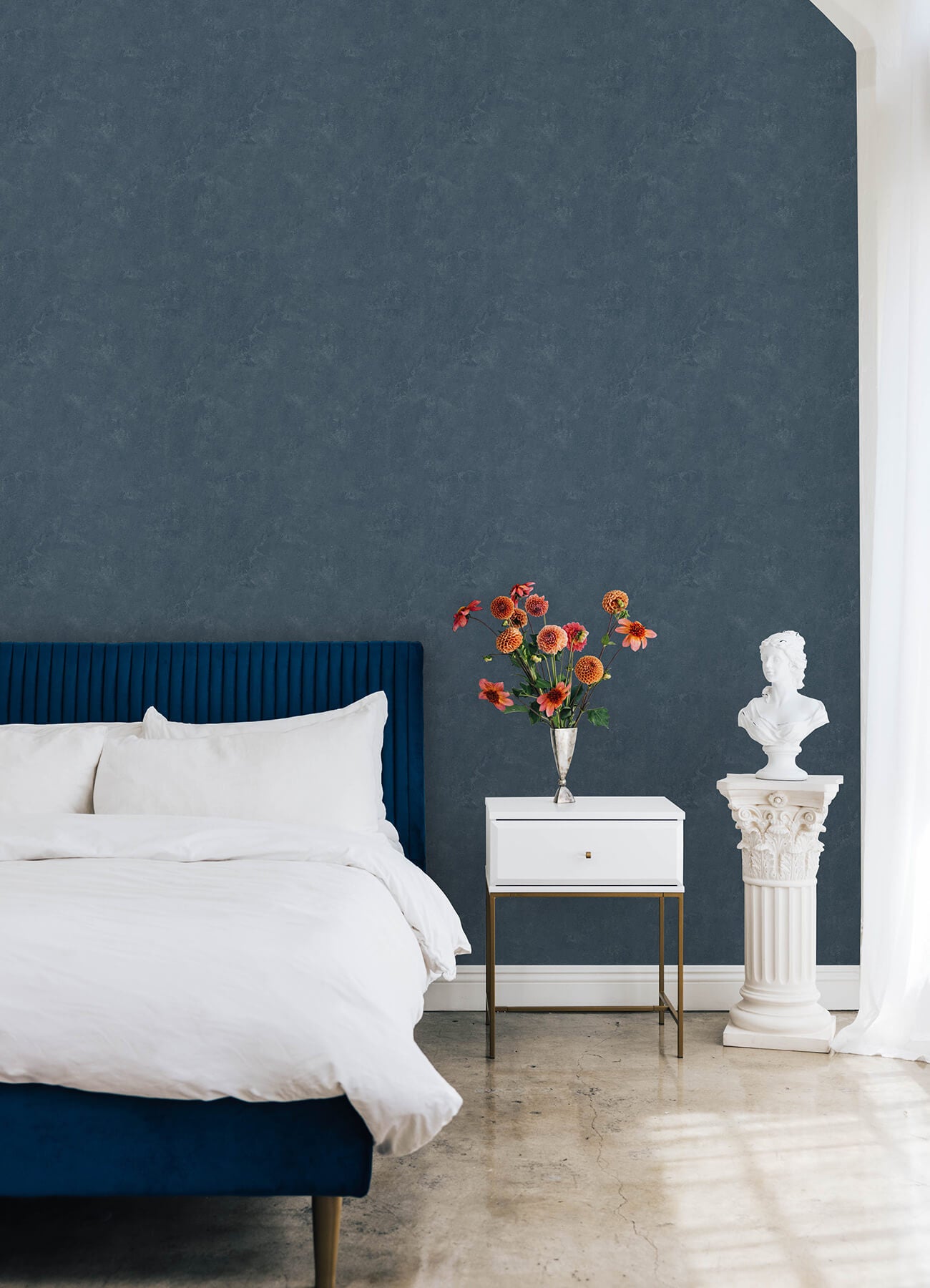 mr-kate-daphne-limewash-moody-blue-peel-and-stick-wallpaper-york-wallcoverings-rmws1310 - York Wallcoverings Wallpaper