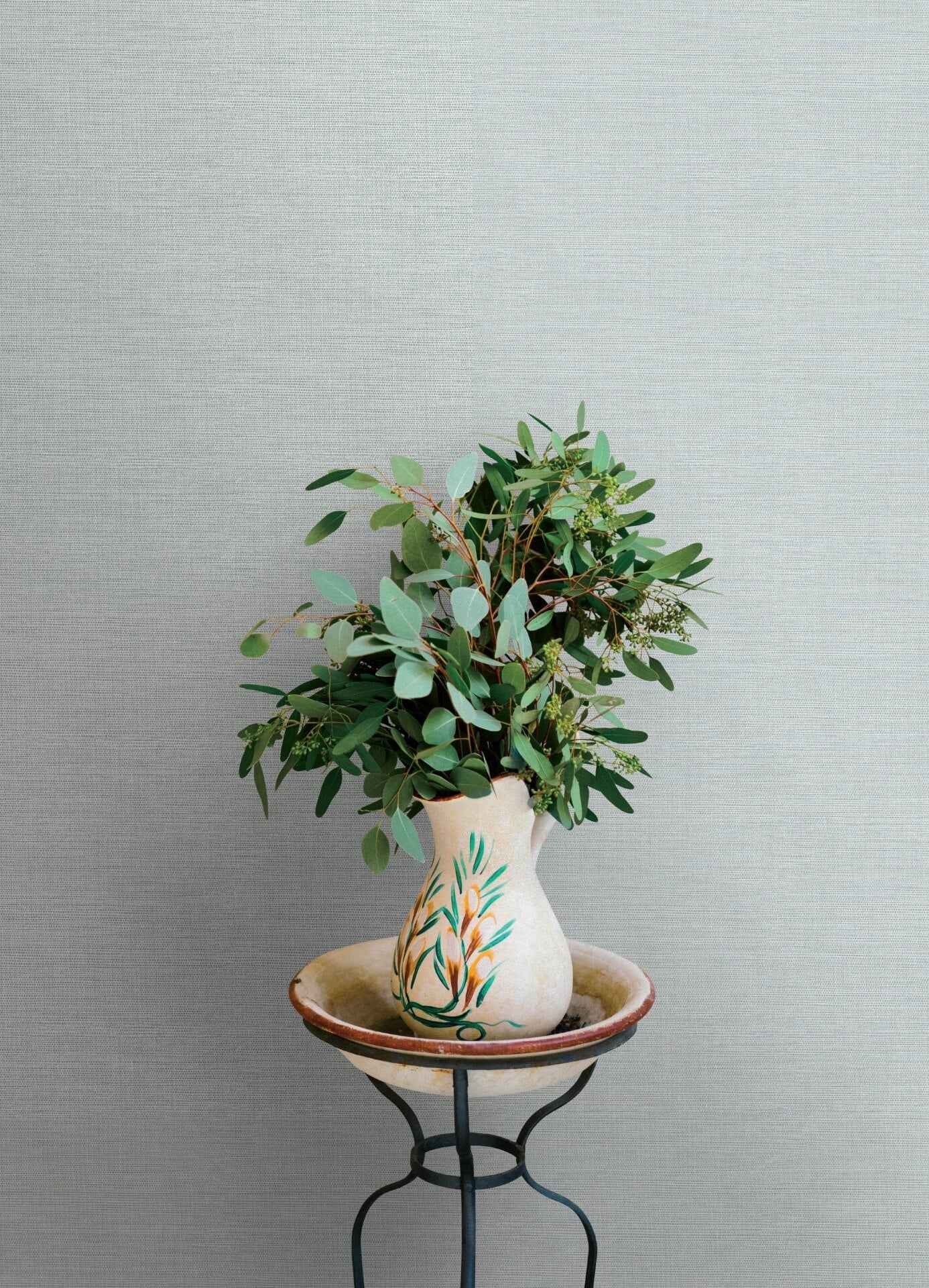 Agave Light Blue Faux Grasscloth Wallpaper - York Wallcoverings - 4169-24278 - York Wallcoverings Wallpaper