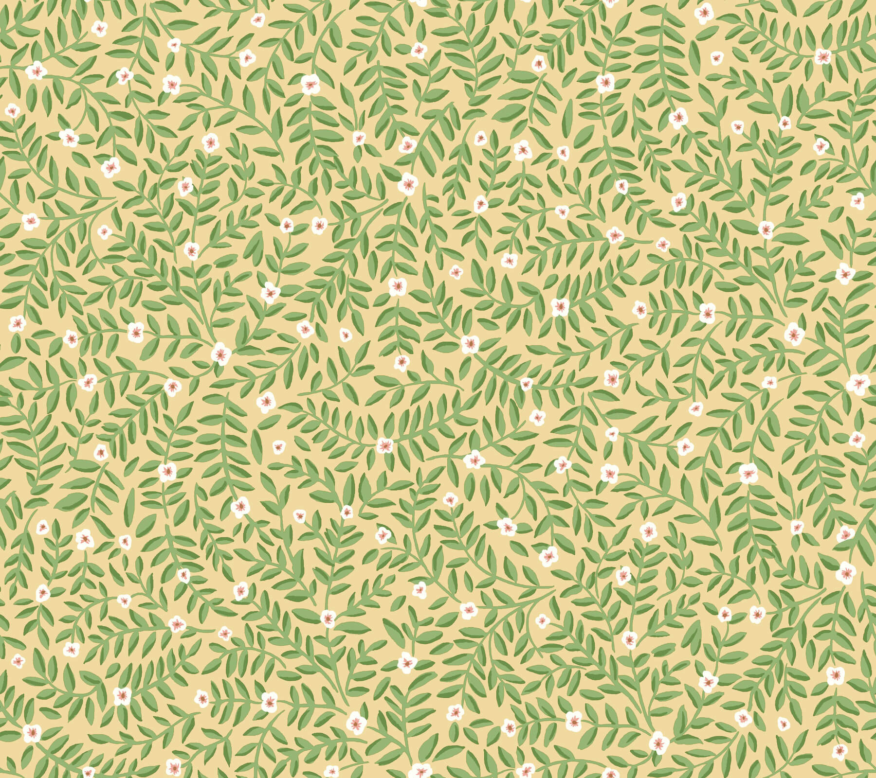 elodie-gold-petite-floral-premium-peel-stick-wallpaper-york-wallcoverings-psw1671rl - York Wallcoverings Wallpaper