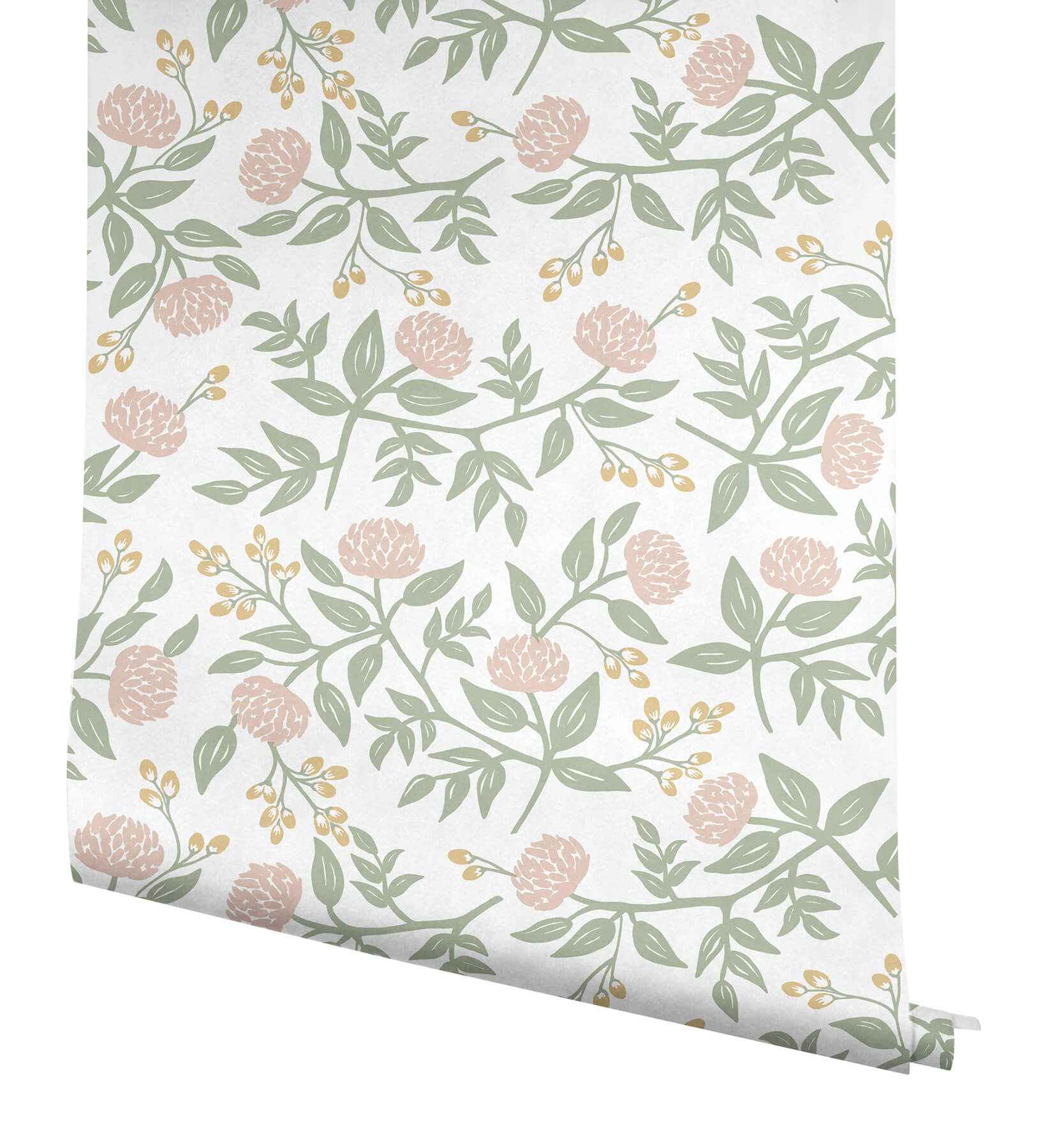 Peonies Blush Floral Premium Peel + Stick Wallpaper - York Wallcoverings - PSW1685RL