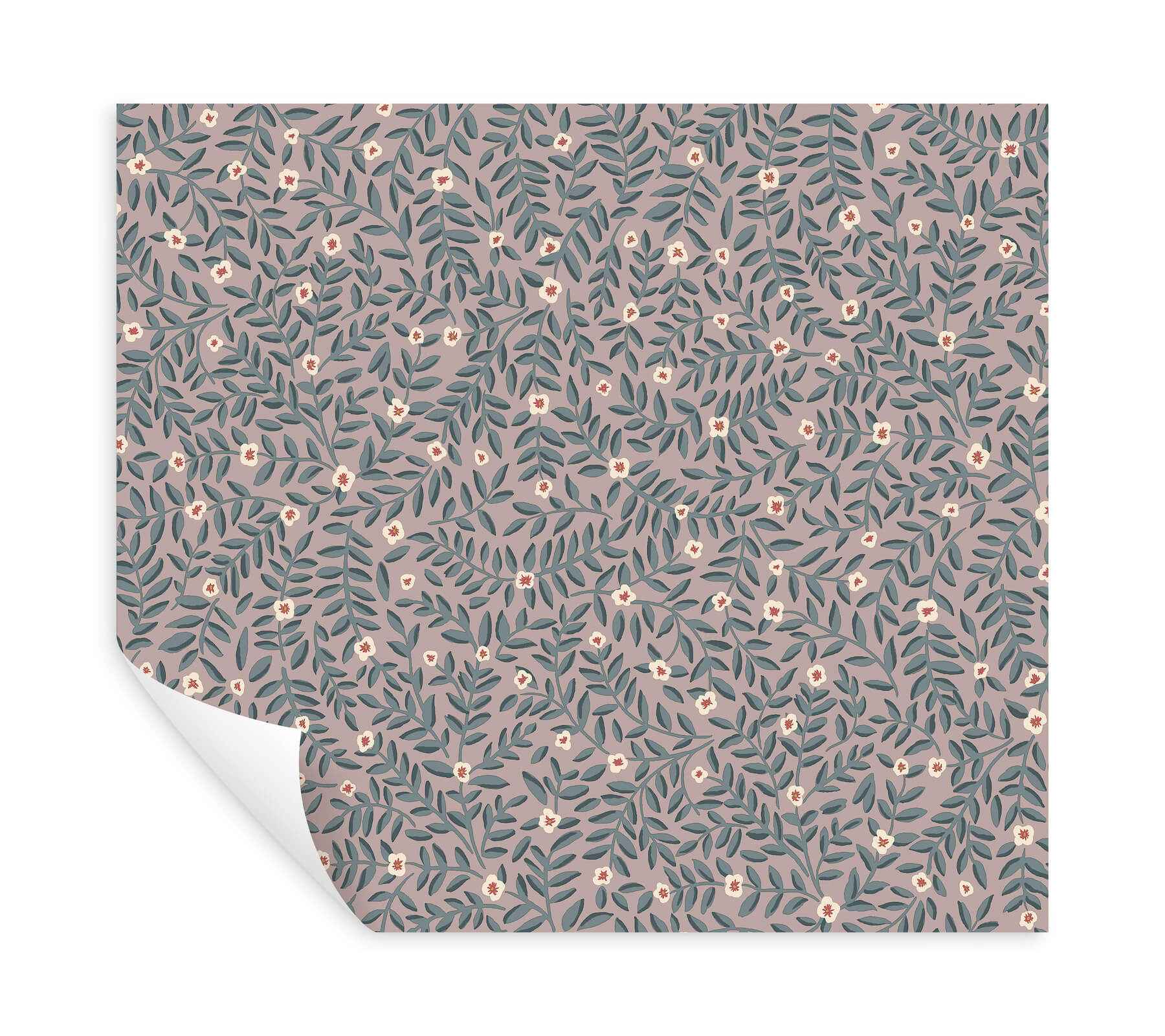 Elodie Lavender Petite Floral Premium Peel + Stick Wallpaper - York Wallcoverings - PSW1693RL - York Wallcoverings Wallpaper